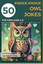 50 Knock Knock owl jokes for kids age 4 to 8 