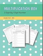 Multiplication Box 2 Digit By 1 Digit Number Grade 3rd-4th 