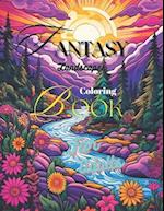 Fantasy Landscapes Coloring-Book