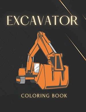 Excavator Coloring book