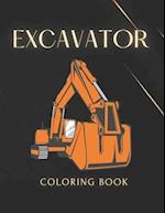 Excavator Coloring book