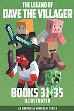 The Legend of Dave the Villager Books 31-35: An unofficial Minecraft series 