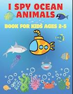 I spy ocean animals book for kids ages 2-5