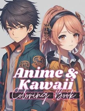 Anime & Kawaii Coloring Book