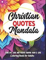 Mandalas of Faith: Christian Coloring & Inspiration: 8.5x11 Large Print - Art Therapy & Motivation 