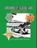 Concourse D' Classic Cars: Coloring Book 