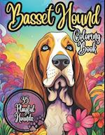 Basset Hound Coloring Book
