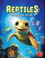 Reptiles Coloring Book for Kids: The Ultimate Reptilian Journey for Young Colorists 