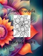 Beautiful Flower Mandala Coloring Book 3 