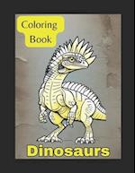Coloring Book: Dinosaurs 