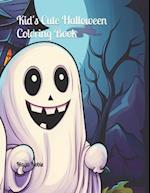 Kid's Cute Halloween Coloring Book 