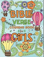 Bible Verse Coloring Book for Girls: 50 Beautiful Designs to Color With Inspirational Scripture Quotes for Kids and Teens 