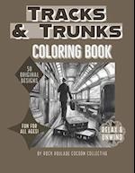 Trunks & Tracks: coloring book 