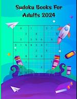 Sudoku Books For Adults 2024: 2024 Adult Sudoku Book With Solution 