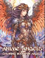 Anime Angels Coloring Book for Adults