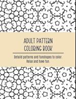 Adult Pattern Coloring Book.