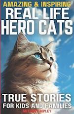 Real Life Hero Cats: True Stories for Kids and Families: Paw-some Tales of Courage and Friendship: A Cat Book filled with Heartwarming True Adventures