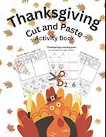 Thanksgiving Cut and Paste Activity Book