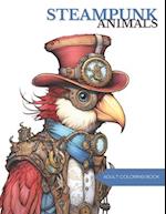 Steampunk Animals Coloring Book