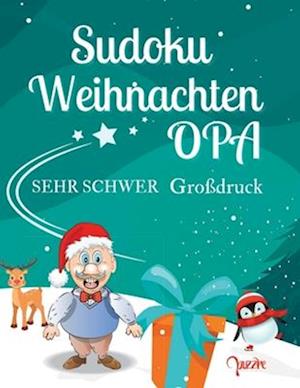 Sudoku Weihnachten Opa - Sehr Schwer Großdruck