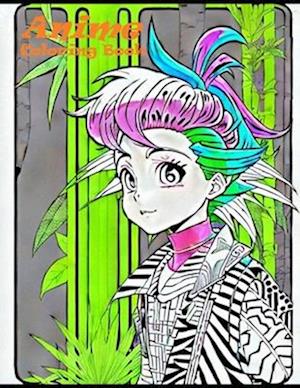 Anime Coloring Book: 1