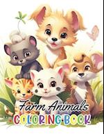 Farm Animals Coloring Book for Kids: 100+ Unique and Beautiful Designs 