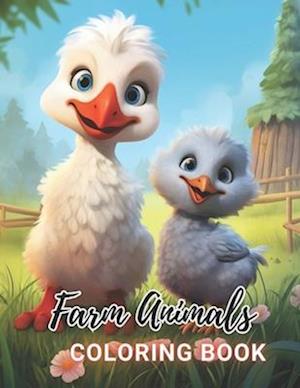 Farm Animals Coloring Book for Kids: New and Exciting Designs