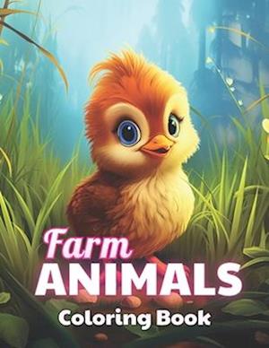 Farm Animals Coloring Book for Kids: 100+ New and Exciting Designs