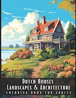 Dutch Houses Landscapes & Architecture Coloring Book for Adults