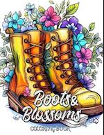 Boots and Blossoms Coloring Book