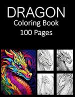 Dragon Coloring Book 100 Pages