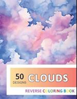 Clouds Reverse Coloring Book