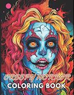 Creepy Horror Coloring Book for Adults