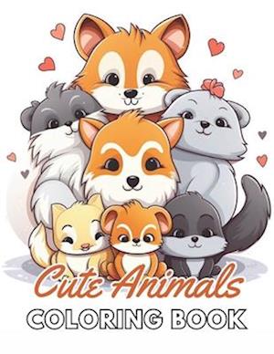 Cute Animals Coloring Book for Kids: 100+ New and Exciting Designs Suitable for All Ages