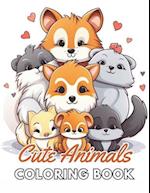 Cute Animals Coloring Book for Kids: 100+ New and Exciting Designs Suitable for All Ages 