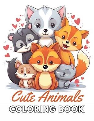 Cute Animals Coloring Book for Kids: New and Exciting Designs Suitable for All Ages