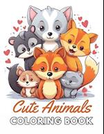 Cute Animals Coloring Book for Kids: New and Exciting Designs Suitable for All Ages 