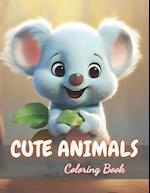 Cute Animals Coloring Book for Kids: 100+ New and Exciting Designs 