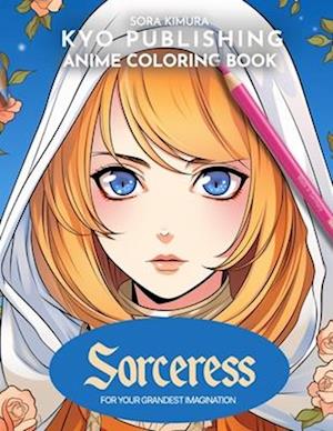 Anime Coloring book Sorceress: Enter the Realm of Magic in 40+ Manga-Style Coloring Adventure