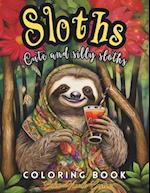 Sloth Coloring Book: For All Ages.A delightful coloring book filled with amusing sloth illustrations, showcasing endearing, comical, and leisurely slo