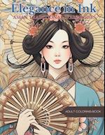 Elegance in Ink: Asian Traditional Wardrobes Coloring Book 