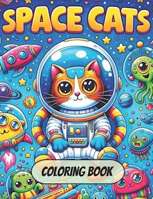 Space Cats: Coloring Book
