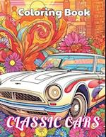 Classic Cars Coloring Book for Adult