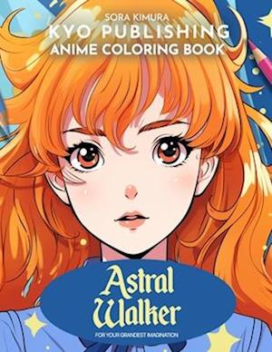 Anime Coloring book Astral walker: Wanderer of the Cosmos in 40 High-Quality Illustrations of Interstellar Exploration