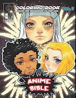 Anime Bible coloring book 8 From The Beginning To The End