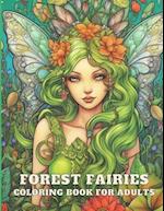 Forest Fairies Coloring Book For Adults