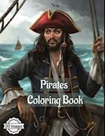 Pirates Coloring Book: A collection of 50 beautifully crafted illustrations, each tailored to accommodate a spectrum of artistic skills. 