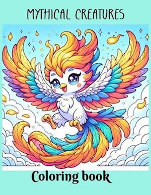 Mythical Creatures Coloring Book: a kids coloring book