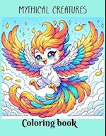 Mythical Creatures Coloring Book: a kids coloring book 