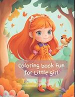 Coloring book Fun for Little girl : Coloring Book , Coloring Book for Little Girls , Coloring For kids , Fun Coloring , Kids , Princess, 4-8 , 32 Page